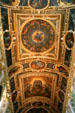 Trinity Chapel in Fontainbleau Palace with painted vault by Martin Fréminet. Fontainbleau, France