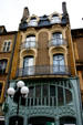 Art Nouveau building on place St Jacques. Metz, France.
