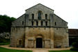Church of Fontenay Abbey which is second oldest Cistercian community founded by St. Bernard. Fontenay, France