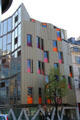 Southeastern wing of Bastille Opera House on Blvd. de la Bastille. Paris, France