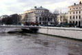 Flooding of River Seine at Place du Châtelet. Paris, France