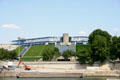 Palais Omnisports de Paris-Bercy beside Seine. Paris, France.