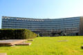 Triangular wings of UNESCO Headquarters. Paris, France