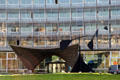Calder Mobile & entrance arch at UNESCO Headquarters. Paris, France
