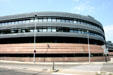 Curved exterior of Hotel du Departement. Strasbourg, France.