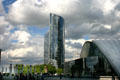 Séquoia tower over CNIT at La Défense. Paris, France.