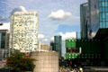 Cur Défense over Esplanade at La Défense. Paris, France.