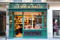 Chocolate shop in St-Germain-des-Prés neighborhood. Paris, France.