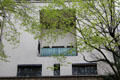 Details of Tristan Tzara house by Austrian architect Adolf Loos on Montmartre. Paris, France.