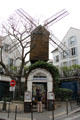 Moulin de la Galette on Montmartre a mill from the 1600s converted to a ballroom after 1814. Paris, France.
