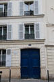 Building in which Vincent Van Gogh lived with his brother Theo on Montmartre. Paris, France.