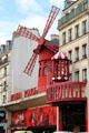Moulin Rouge theater near Montmartre. Paris, France.