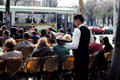 Sidewalk cafe in Paris. Paris, France.