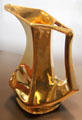 Gilded silver pitcher by Maison Keller Frères from Paris at Museum of Decorative Arts. Paris, France.