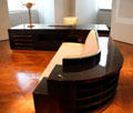 Manager's office desk & seating by Michel Roux-Spitz of Paris at Museum of Decorative Arts. Paris, France.