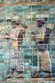 Detail of archers block mural from Suse at the Louvre Museum. Paris, France.