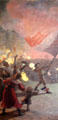 Souvenir of National Holiday painting by Hippolyte Berteaux commissioned for Paris City Hall at Petit Palace Museum. Paris, France.