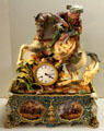 Table clock with mounted Mamluk by Jacob Mardochée of Paris at Petit Palace Museum. Paris, France.