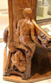 Carving detail of display cabinet by François-Rupert Carabin at Petit Palace Museum. Paris, France.