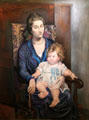 Portrait of Mme Rosenberg & her daughter by Pablo Picasso at Picasso Museum. Paris, France.
