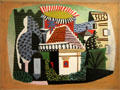 Landscape at Juan-les-Pins painting by Pablo Picasso at Picasso Museum. Paris, France.
