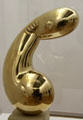 Princess X bronze sculpture by Constantin Brancusi at Georges Pompidou Center. Paris, France.