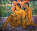 Et l'or de leur corps painting by Paul Gauguin at Musée d'Orsay. Paris, France.