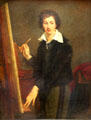 Portrait of Le Comte Alcide de La Rivallière by Baron Antoine-Jean Gros at Louvre Museum. Paris, France.