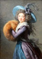 Portrait of Madame Molé-Reymond by Élisabeth-Louise Vigée Le Brun at Louvre Museum. Paris, France.
