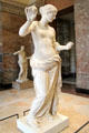 Marble Aphrodite aka "Venus d'Arles" from antique theater of Arles, France perhaps after original by Praxiteles of Athens at Louvre Museum. Paris, France