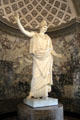 Marble statue of Athena at Louvre Museum. Paris, France.