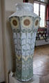 Sèvres porcelain Dijon vase with sunflowers by Charles-Louis-Émile Pilhan at Sèvres National Ceramic Museum. Paris, France.