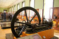 Gallery of engines & machines at Arts et Metiers Museum. Paris, France.