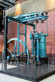 Beam engine by T. Scott of Rouen was used until 1986 for pumping water from Seine River at Arts et Metiers Museum. Paris, France.