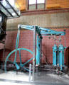 Beam engine by T. Scott of Rouen was used until 1986 for pumping water from Seine River at Arts et Metiers Museum. Paris, France.