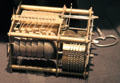 Mechanical chimes with 6 bells at Arts et Metiers Museum. Paris, France.