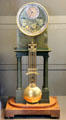 Timepiece equipped with constant force escapement by Michel Lepaute at Arts et Metiers Museum. Paris, France.