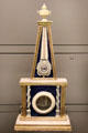 Cord hygrometer with two figure which turn at Arts et Metiers Museum. Paris, France.