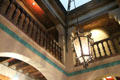 Balcony around parlor at J.J. Henner Museum. Paris, France.