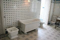 Bathroom at Nissim de Camondo Museum. Paris, France.