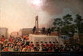 Execution of Louis XVI Jan 21, 1793 painting from Danish school at Carnavalet Museum. Paris, France