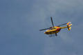 Helicopter flying over Château de Chantilly. Chantilly, France.