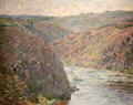 Ravines on Creuse painting by Claude Monet at Museum of Fine Arts. Reims, France.