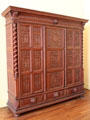Oak armoire at Arras Fine Art Museum. Arras, France.