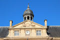 Tower & clock over entrance of Caen City Hall. Caen, France.