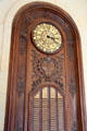 Wall clock at Caen City Hall. Caen, France.