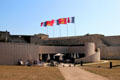 Caen Museum of Fine Arts encompassed by walls of Caen Castle. Caen, France.