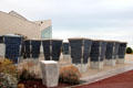 Names of 14,000 Canadians who landed on D-Day of which 359 lost their lives & 700 were wounded at Juno Beach Centre. Courseulles-sur-Mer, France.
