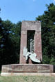 Monument to heroism of French soldiers in WWI at Armistice Rail Car clearing. Compiègne, France.