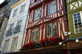 Half-timbered building near St Maclou church. Rouen, France.